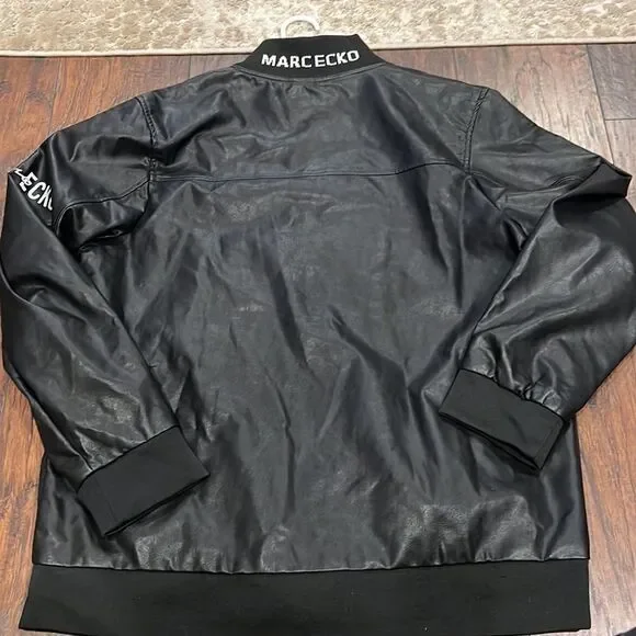 Marc Ecko Cut & Sew zip up Jacket size XL black new with tags
